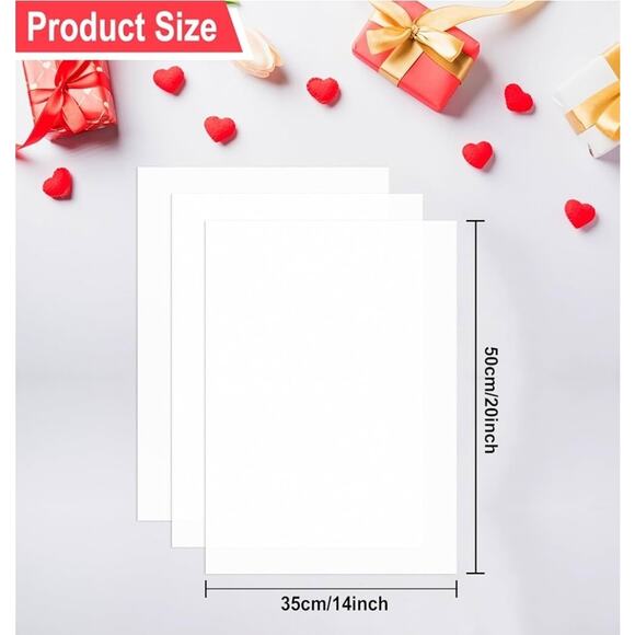 x50 sheets White tissue paper 20"x15" each - Picture 2 of 4